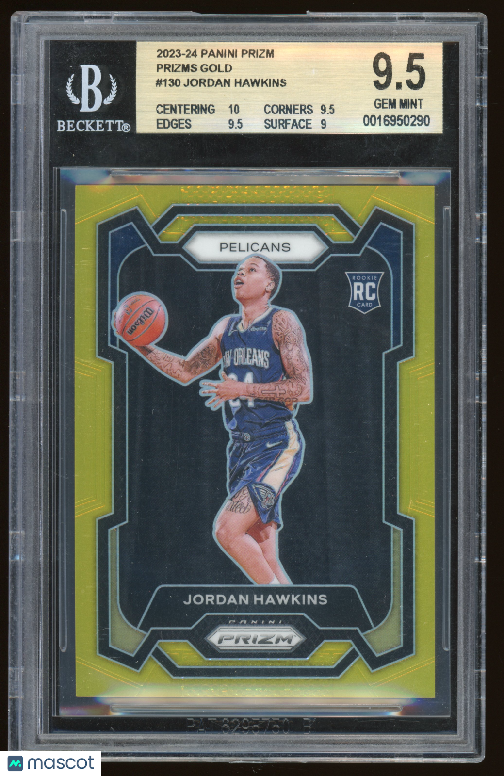 2023 Panini Prizm Jordan Hawkins #130 BGS 9.5