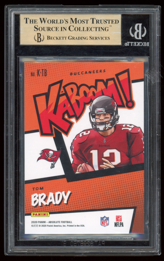 2020 Absolute Kaboom Tom Brady #1 BGS 9.5