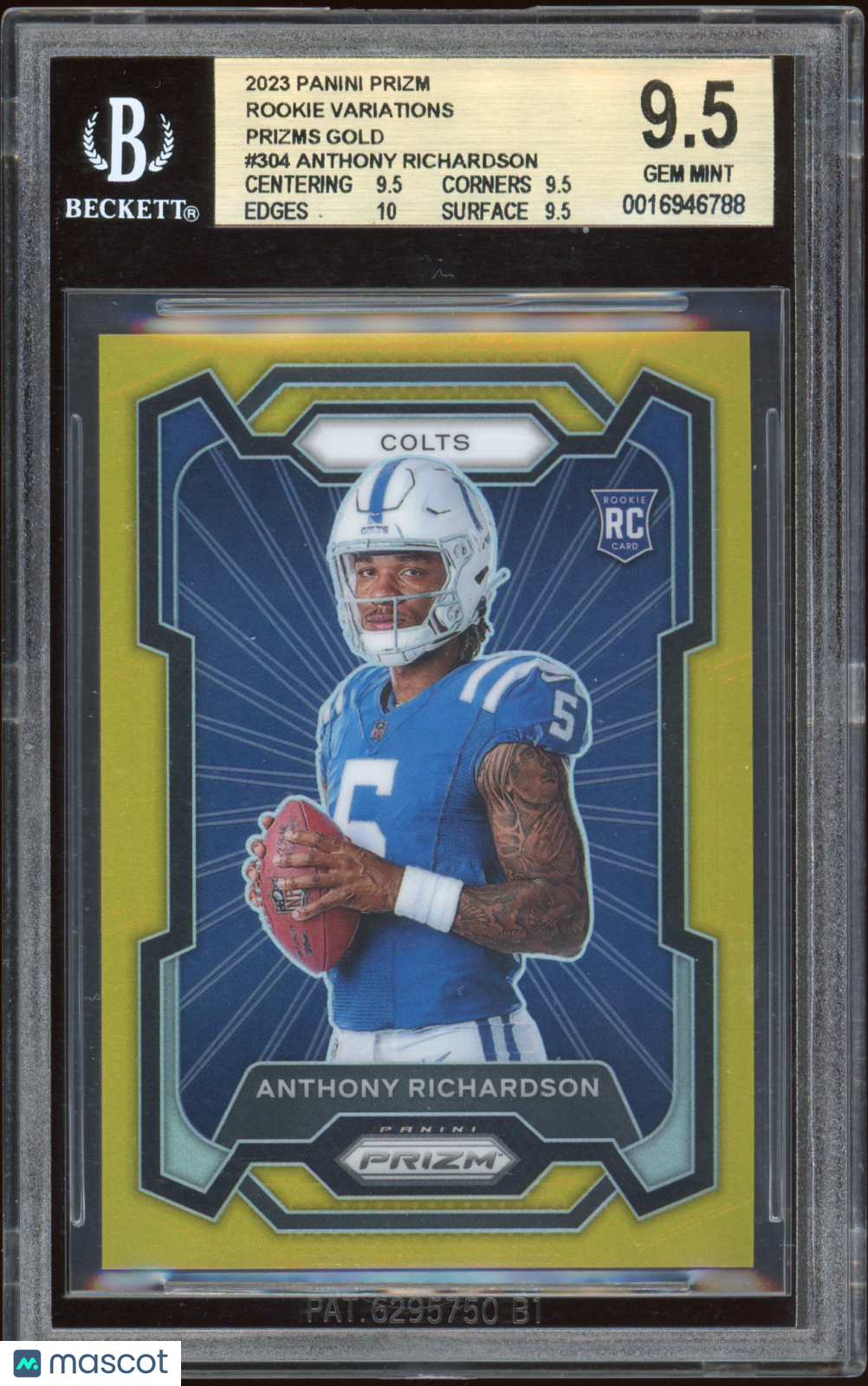 2023 Panini Prizm Anthony Richardson #304 BGS 9.5