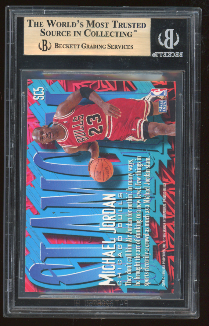 1996 Z-Force Slam Cam Michael Jordan #SC5 BGS 9.5 – NHCS