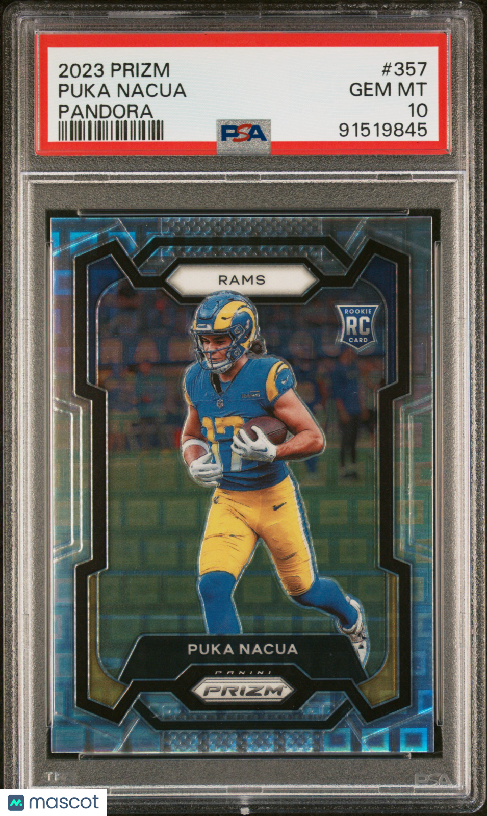 2023 Panini Prizm Puka Nacua #357 Pandora PSA 10