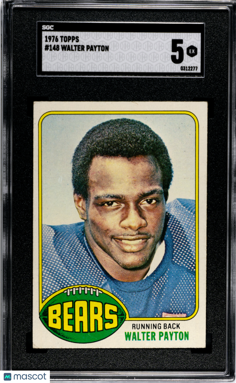 1976 Topps Walter Payton #148 SGC 5