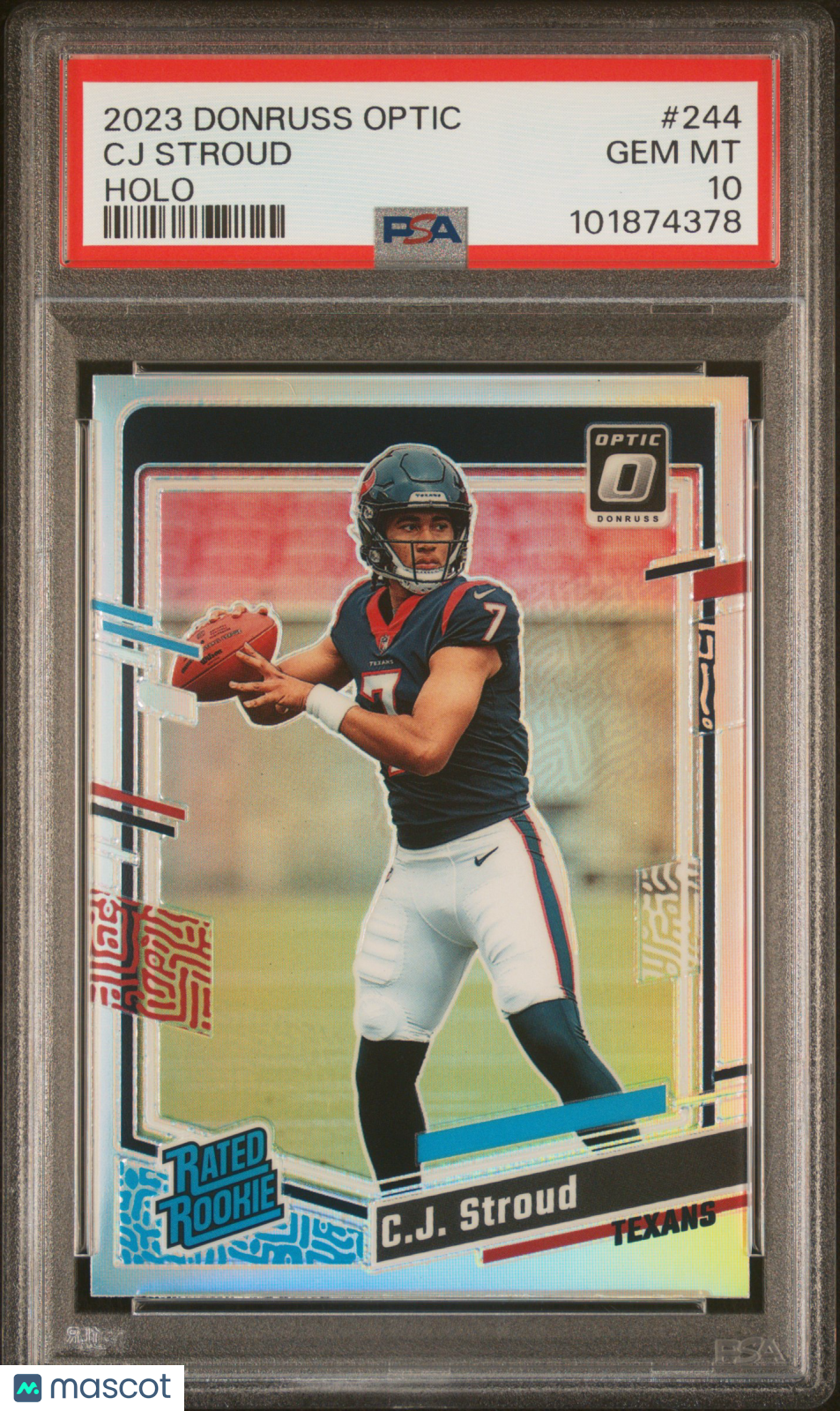 2023 Panini Donruss Optic CJ Stroud #244 Holo PSA 10