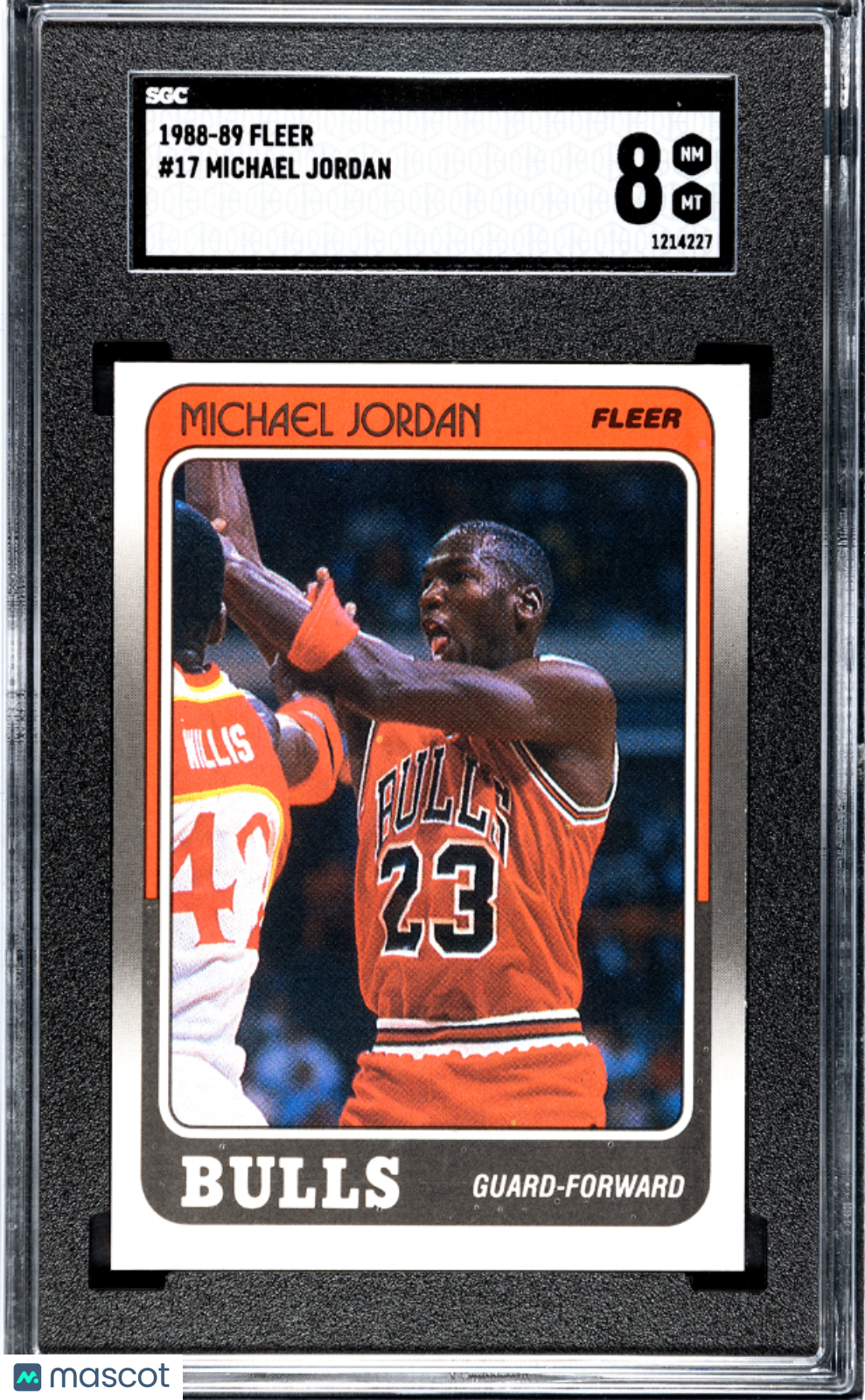 1988 Fleer Michael Jordan #17 SGC 8