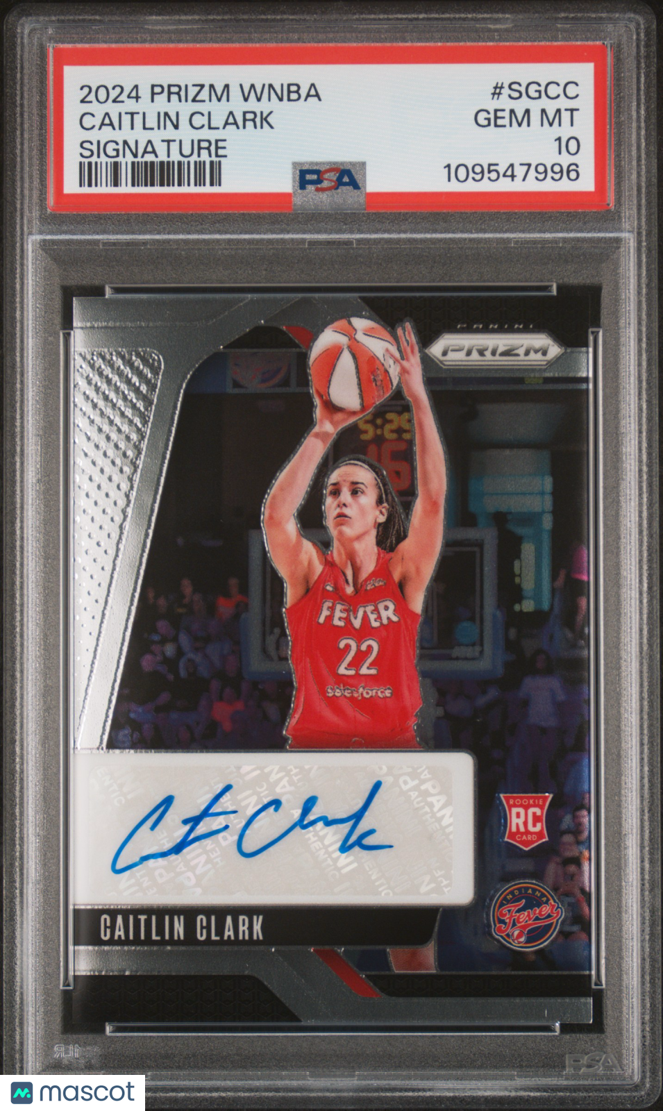 2024 Panini Prizm WNBA Signatures Caitlin Clark #SGCC PSA 10