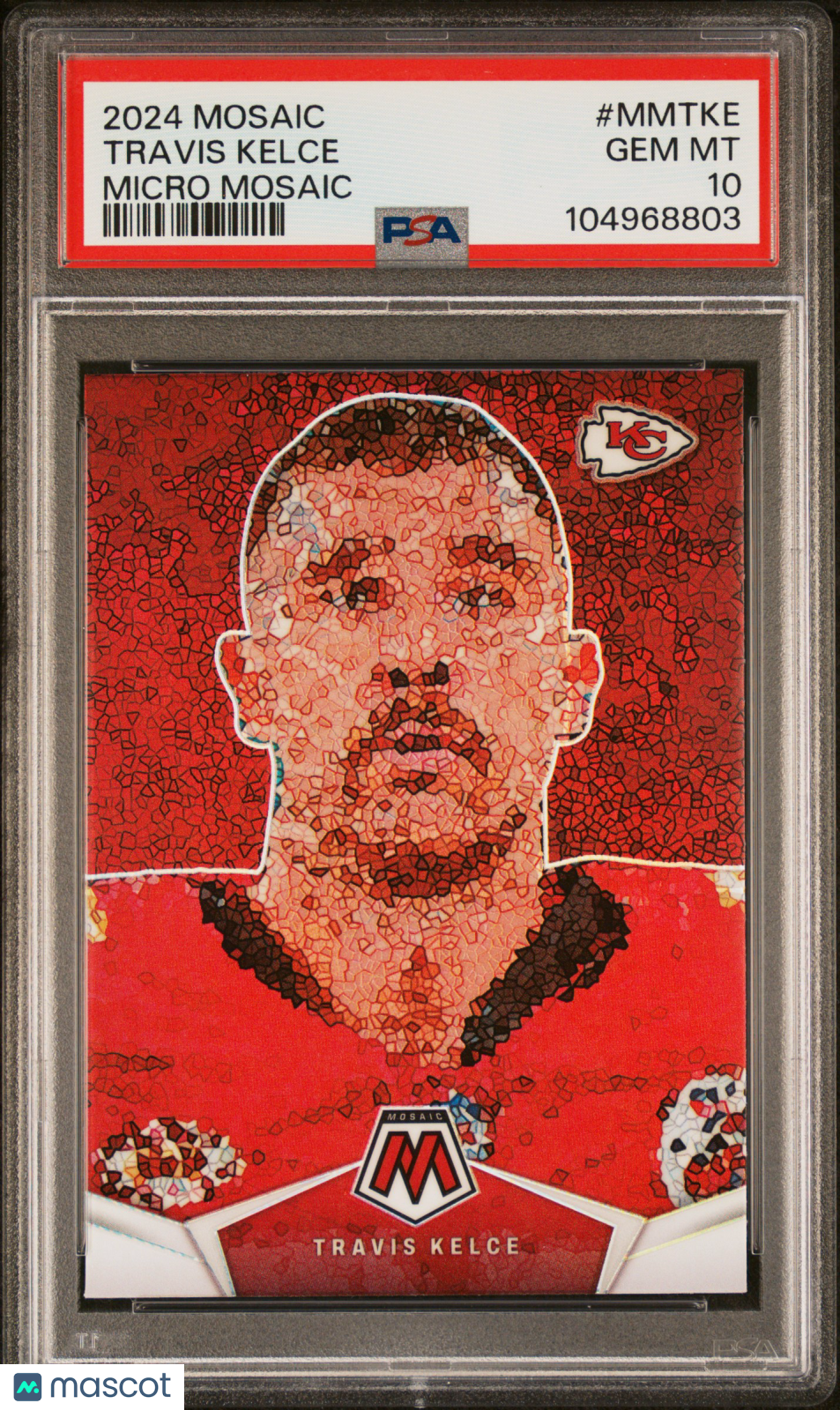 2024 Panini Mosaic Micro Mosaic Travis Kelce #MMTKE PSA 10