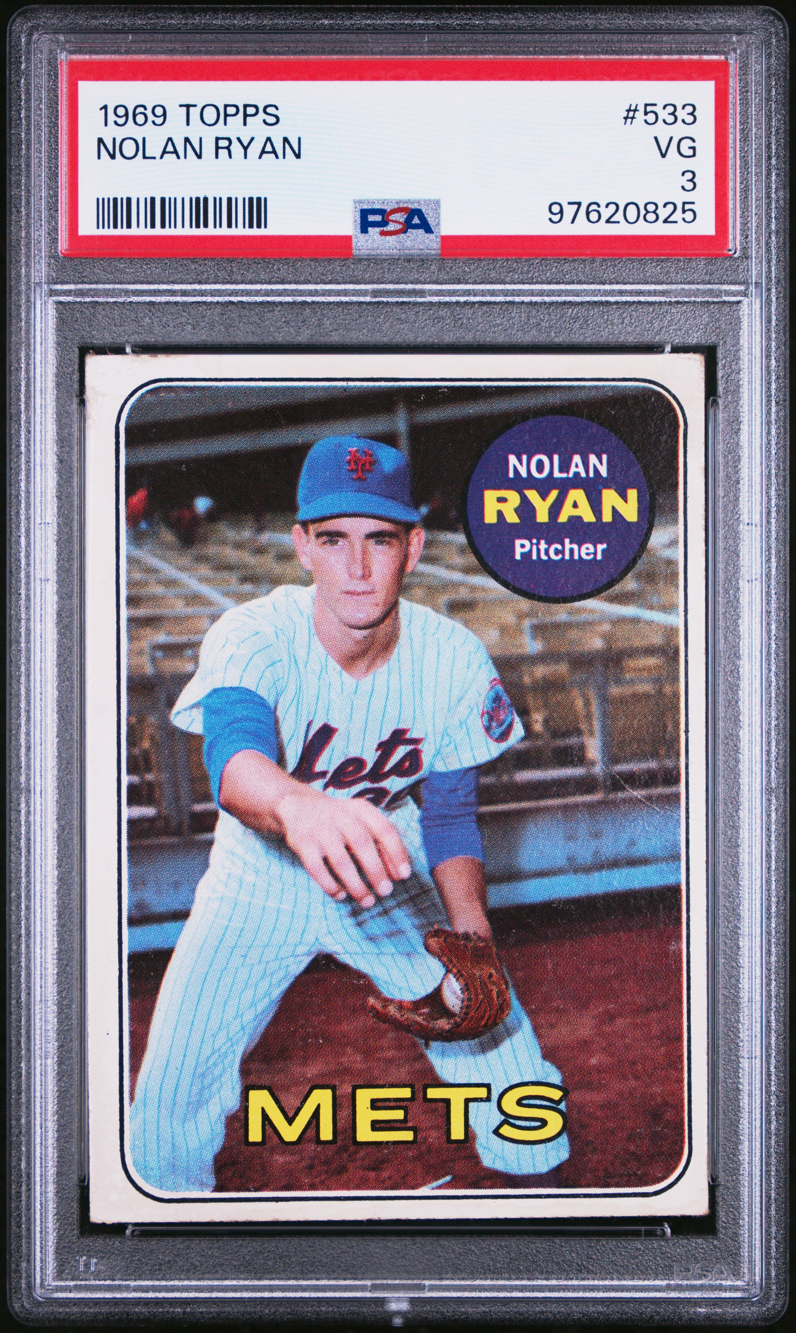 1969 Topps Nolan Ryan #533 PSA 3