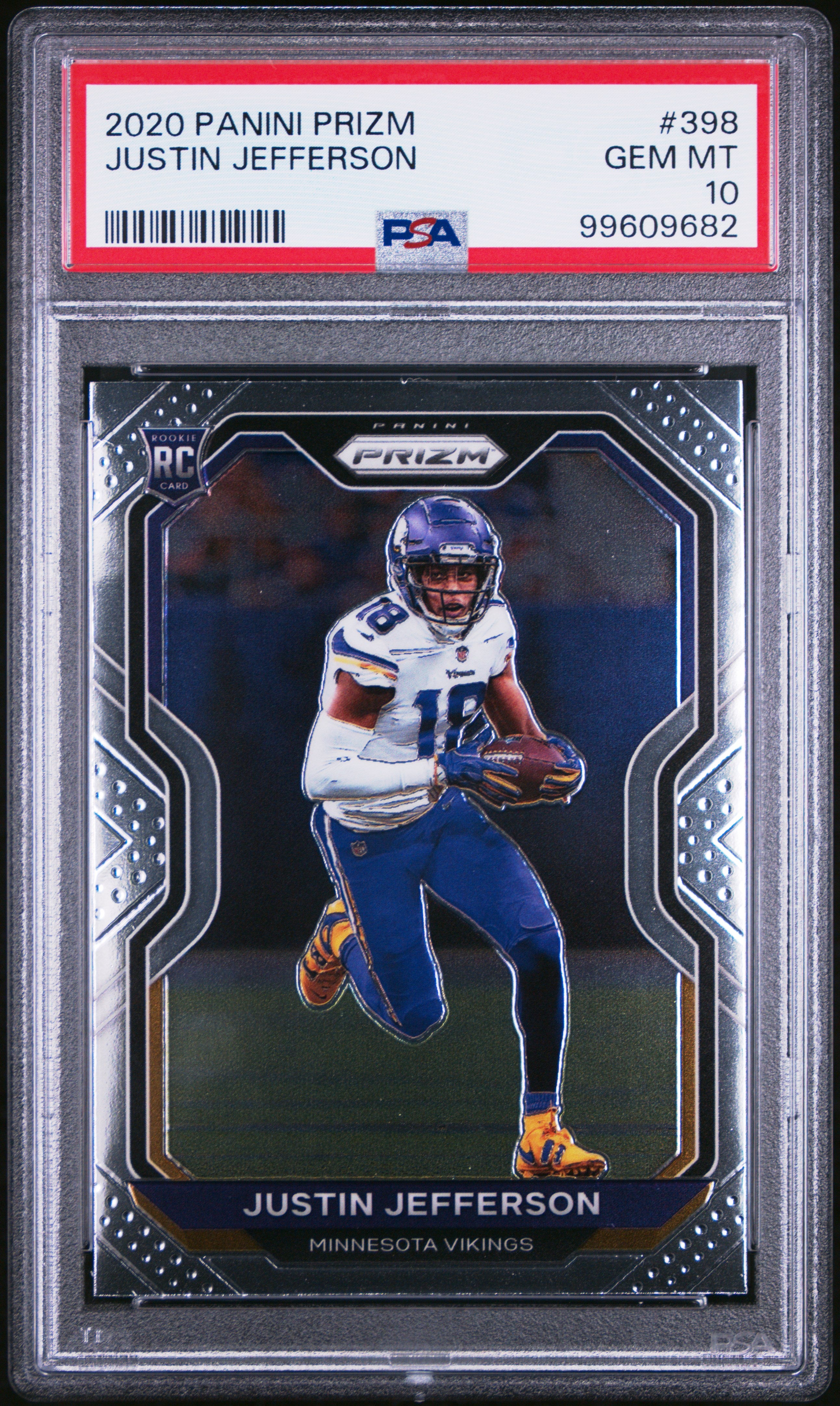 2020 Panini Prizm Justin Jefferson #398 PSA 10