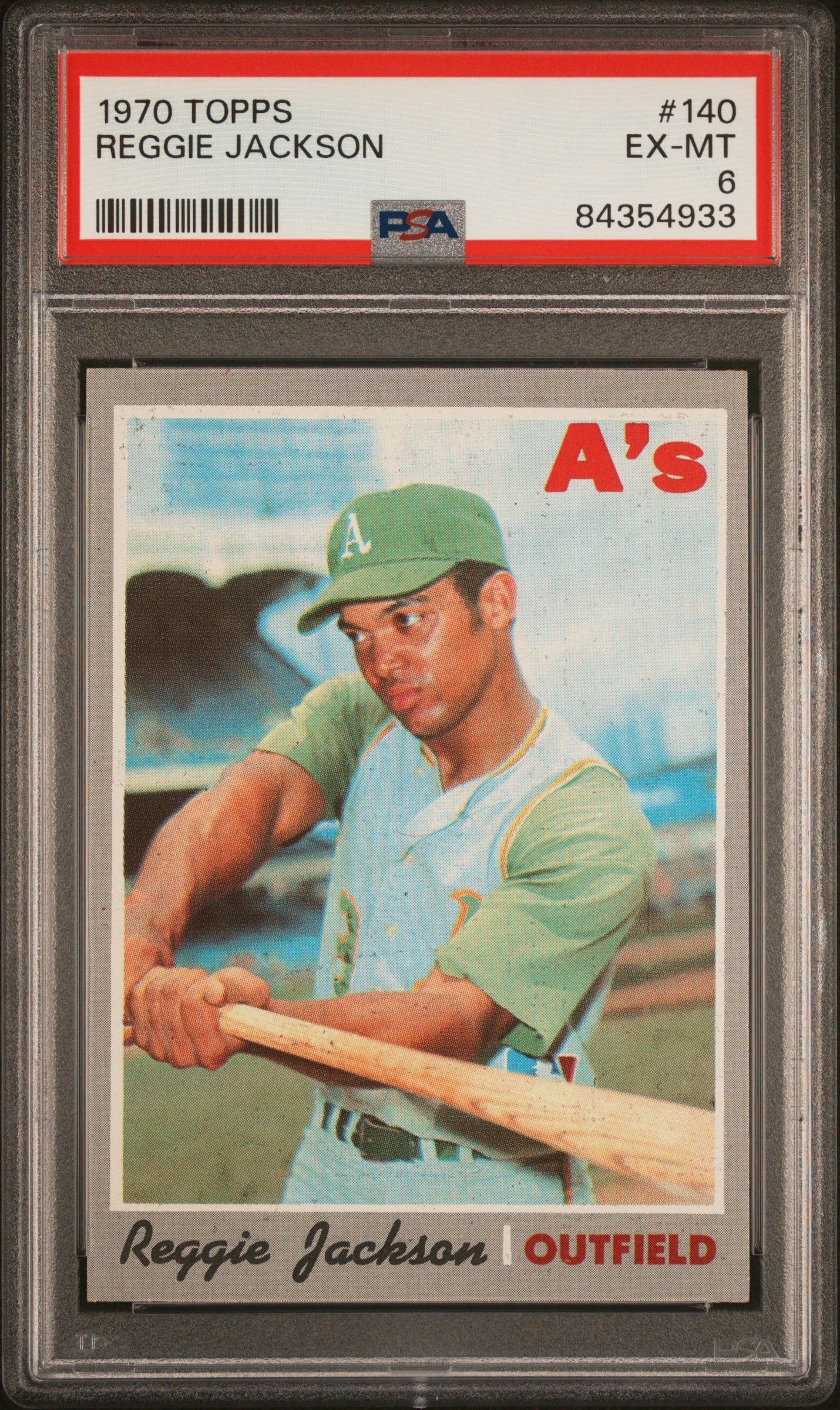 1970 Topps Reggie Jackson #140 PSA 6