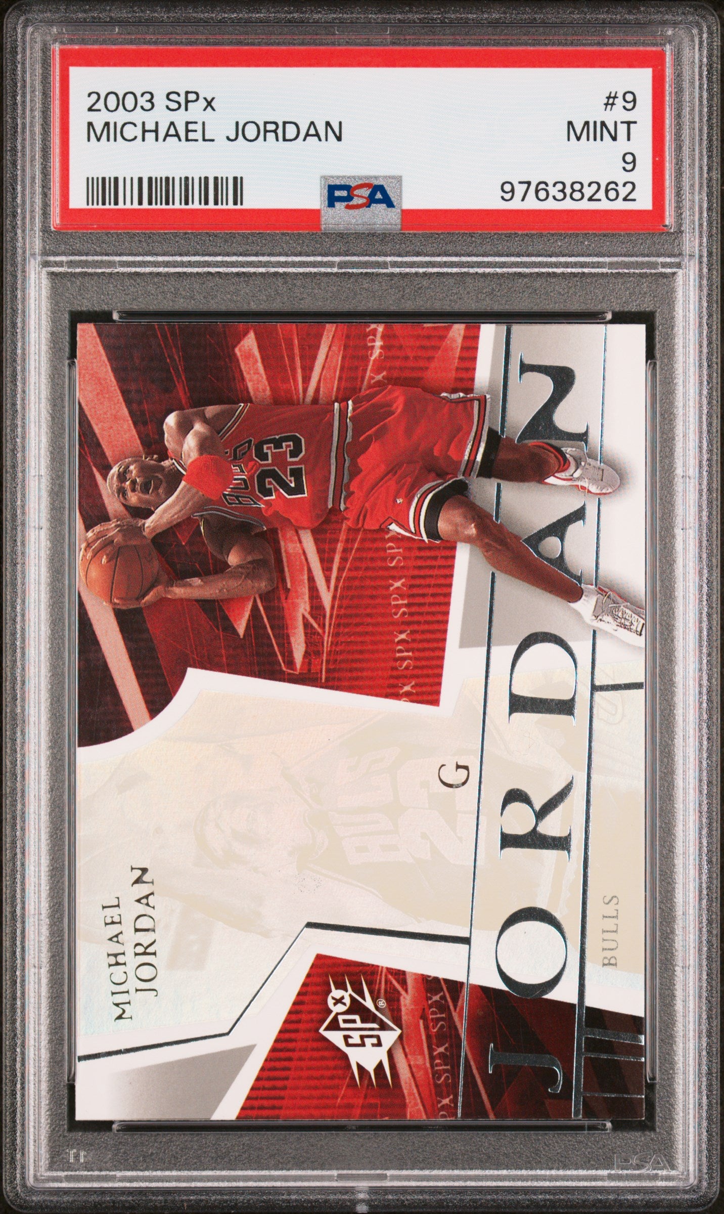 2003 SPX Michael Jordan #9 PSA 9