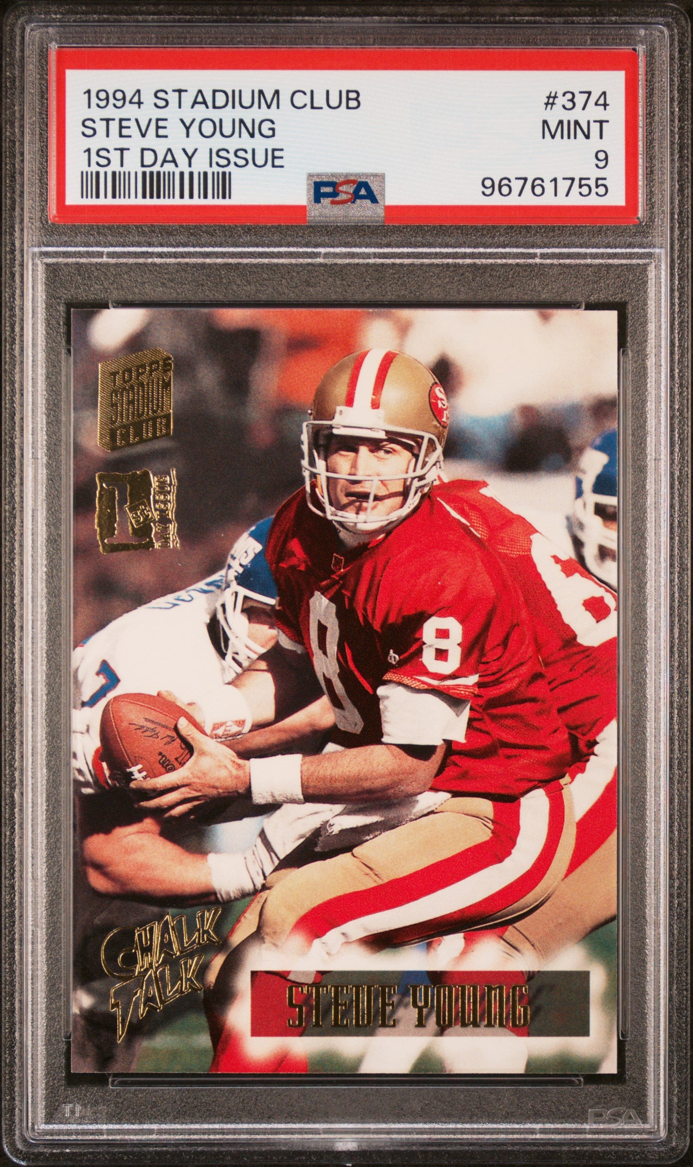 1994 Stadium Club Steve Young #374 PSA 9