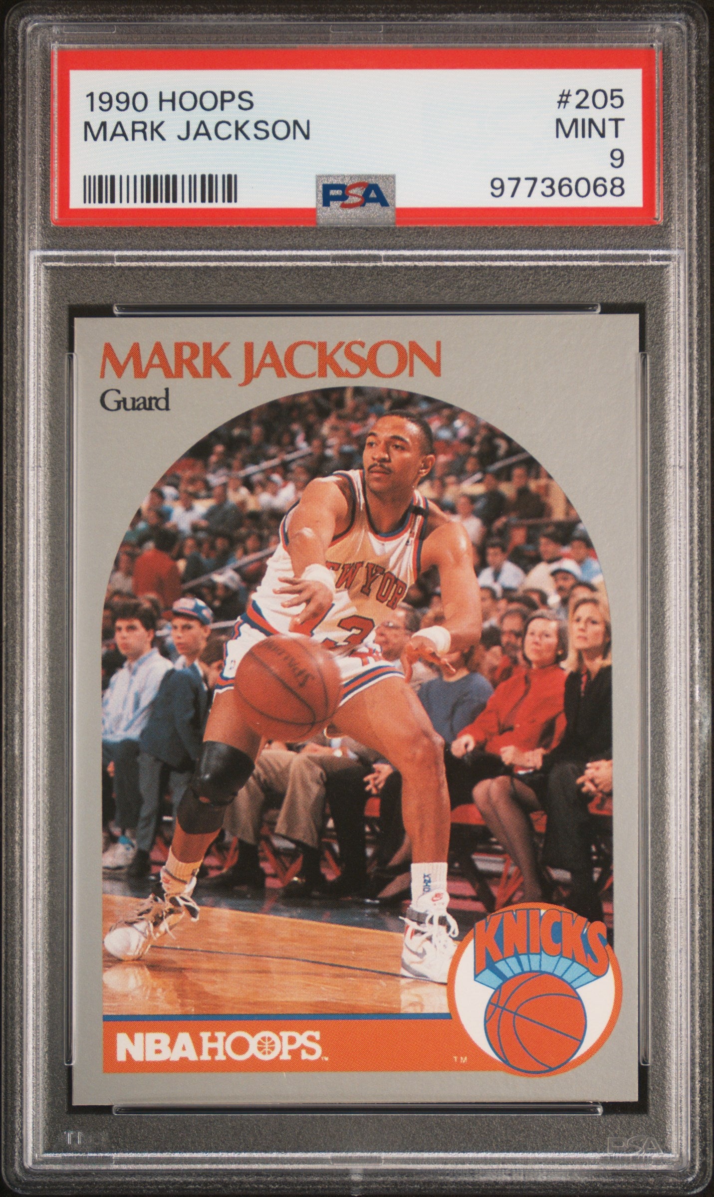 1990 Hoops Mark Jackson #205 PSA 9