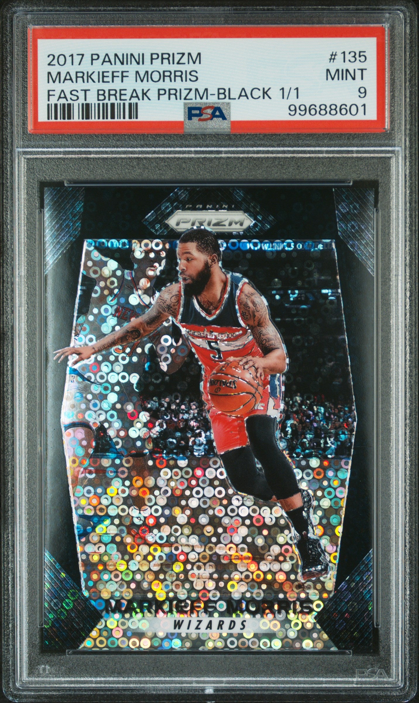 2017 Panini Prizm Markieff Morris #135 PSA 9