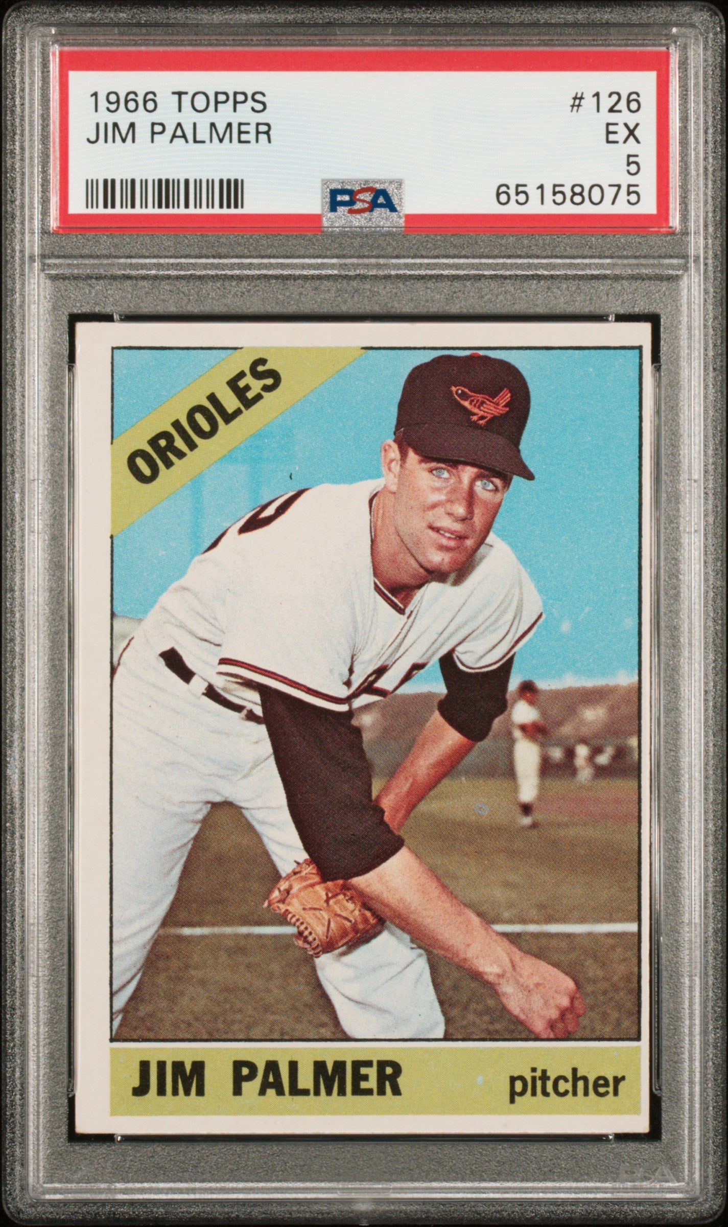 1966 Topps Jim Palmer #126 PSA 5