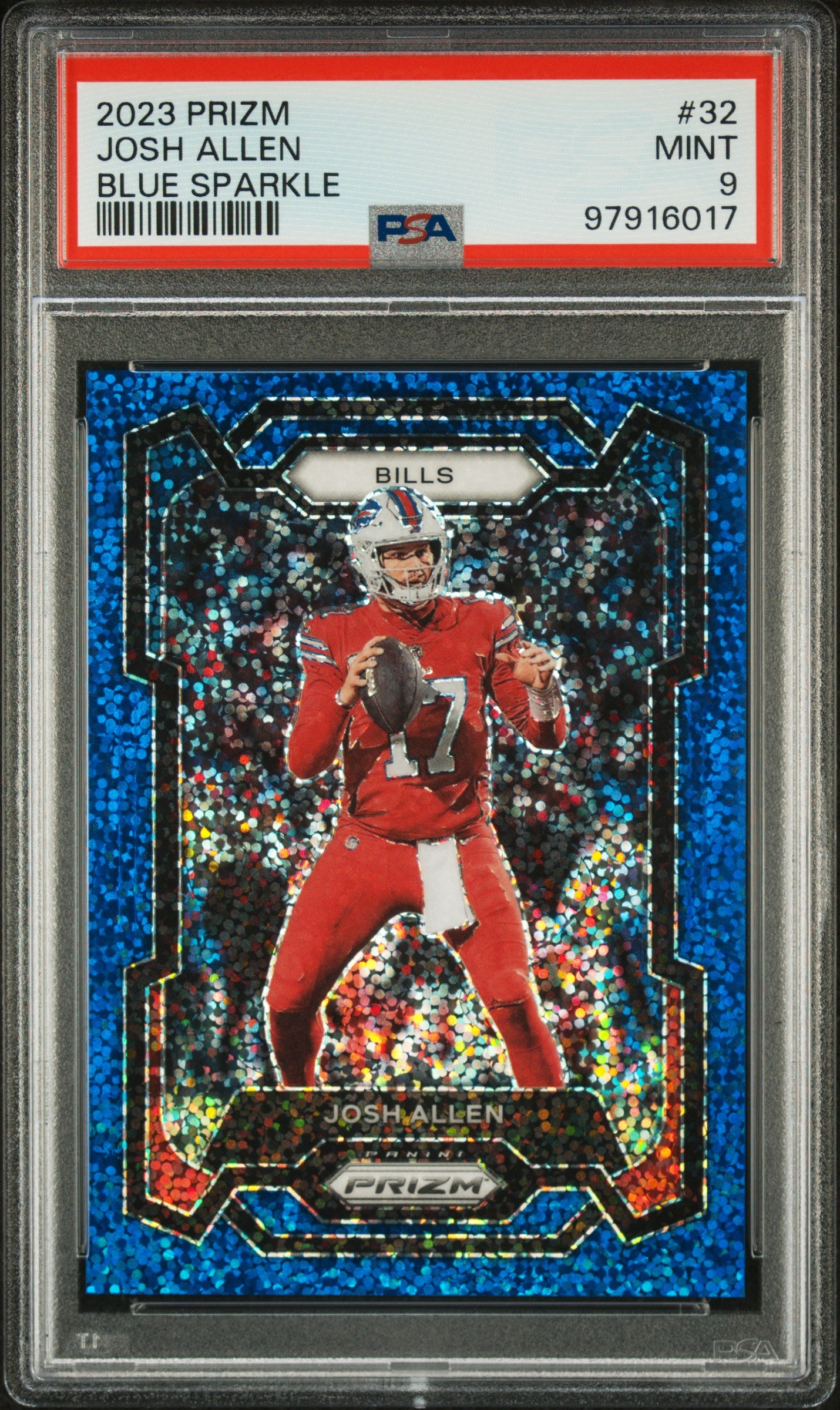 2023 Panini Prizm Josh Allen #32 PSA 9