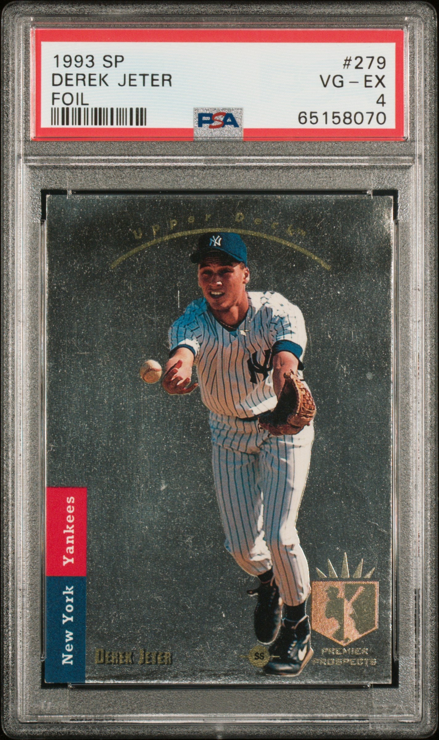 1993 SP Derek Jeter #279 PSA 4