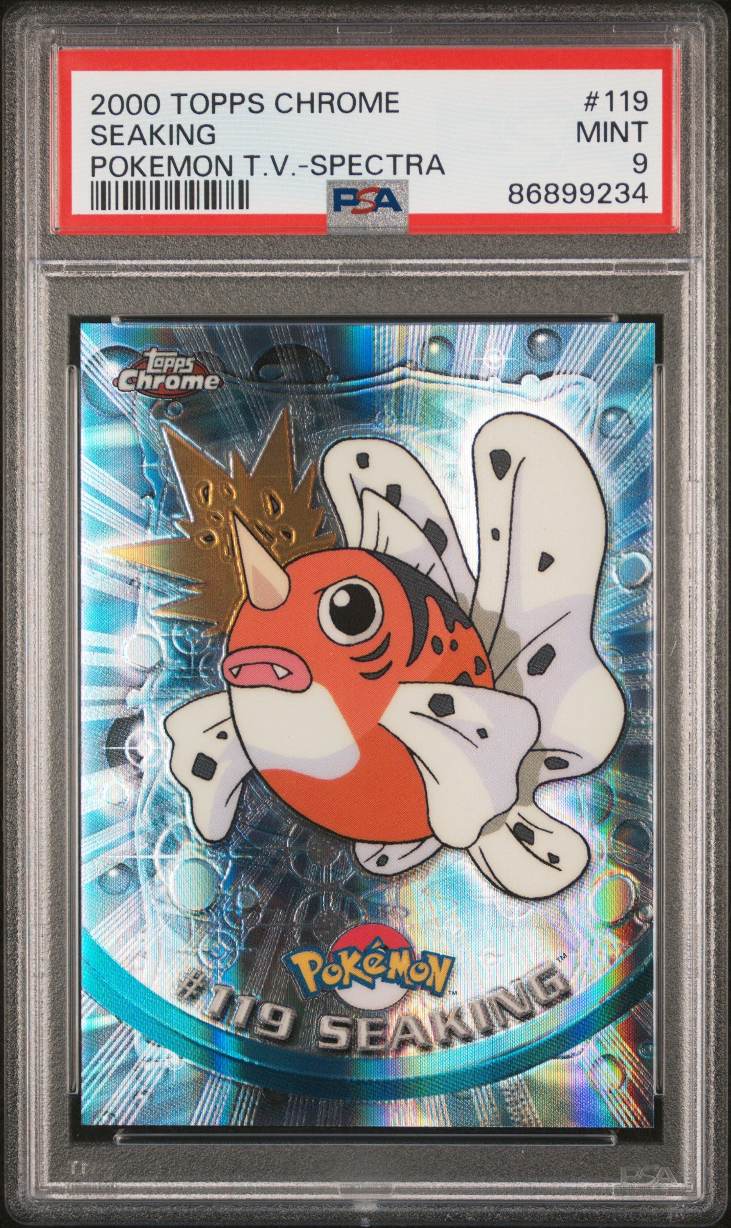 PokéMon TCG Seaking #119 Pokemon T.V.-Spectra PSA 9