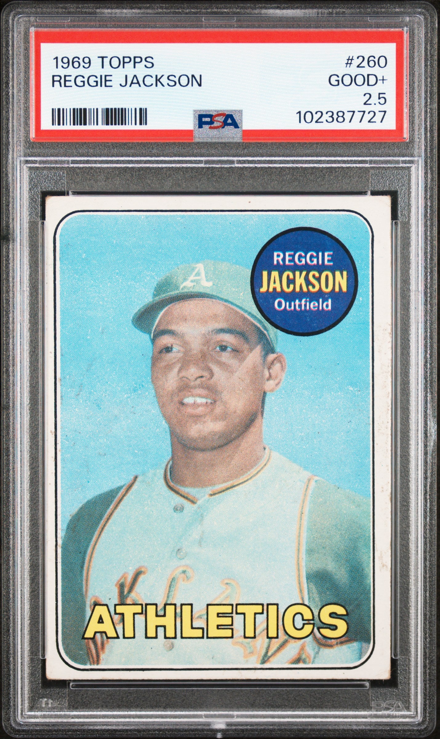 1969 Topps Reggie Jackson #260 PSA 2.5