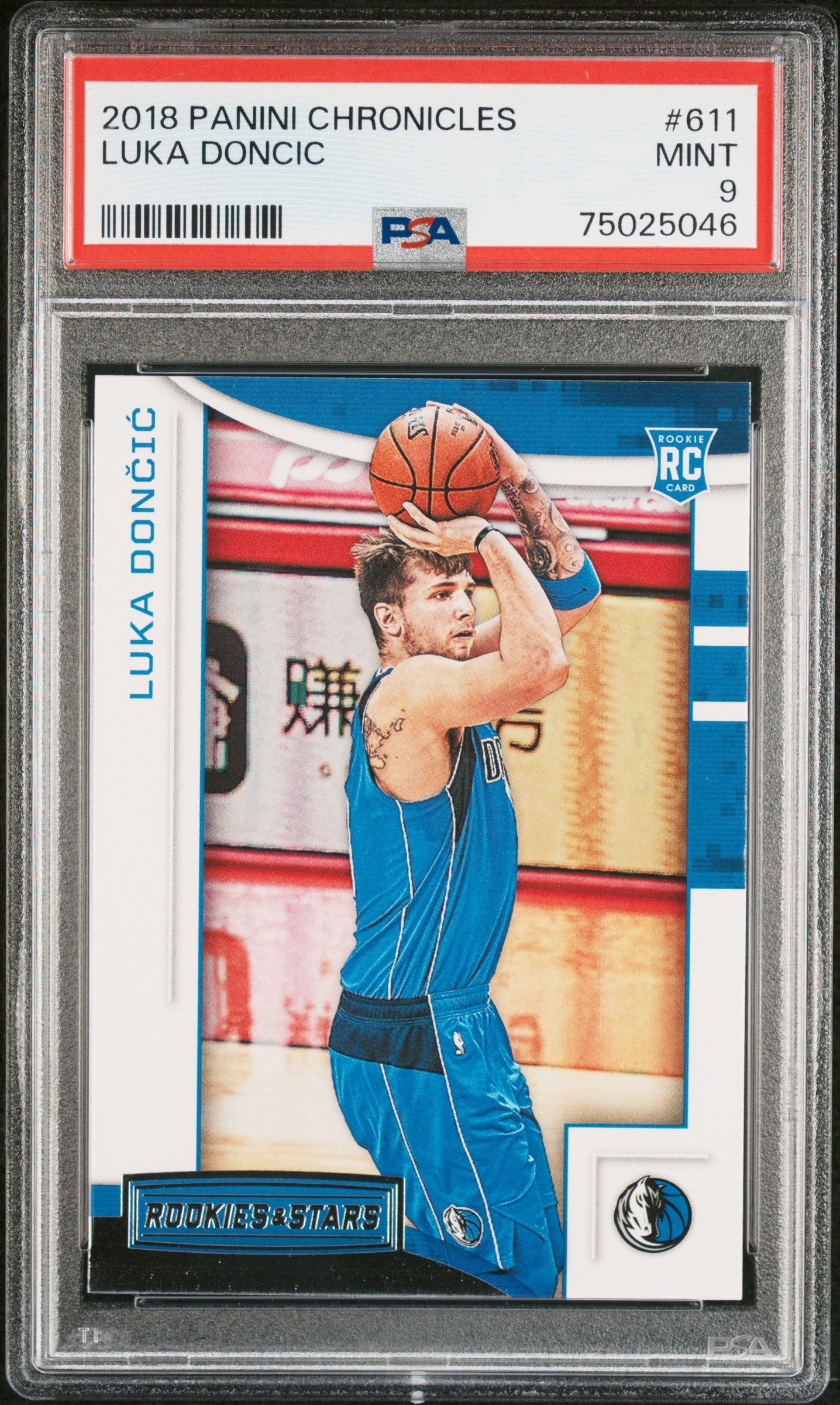 2018 Panini Chronicles Luka Doncic #611 PSA 9