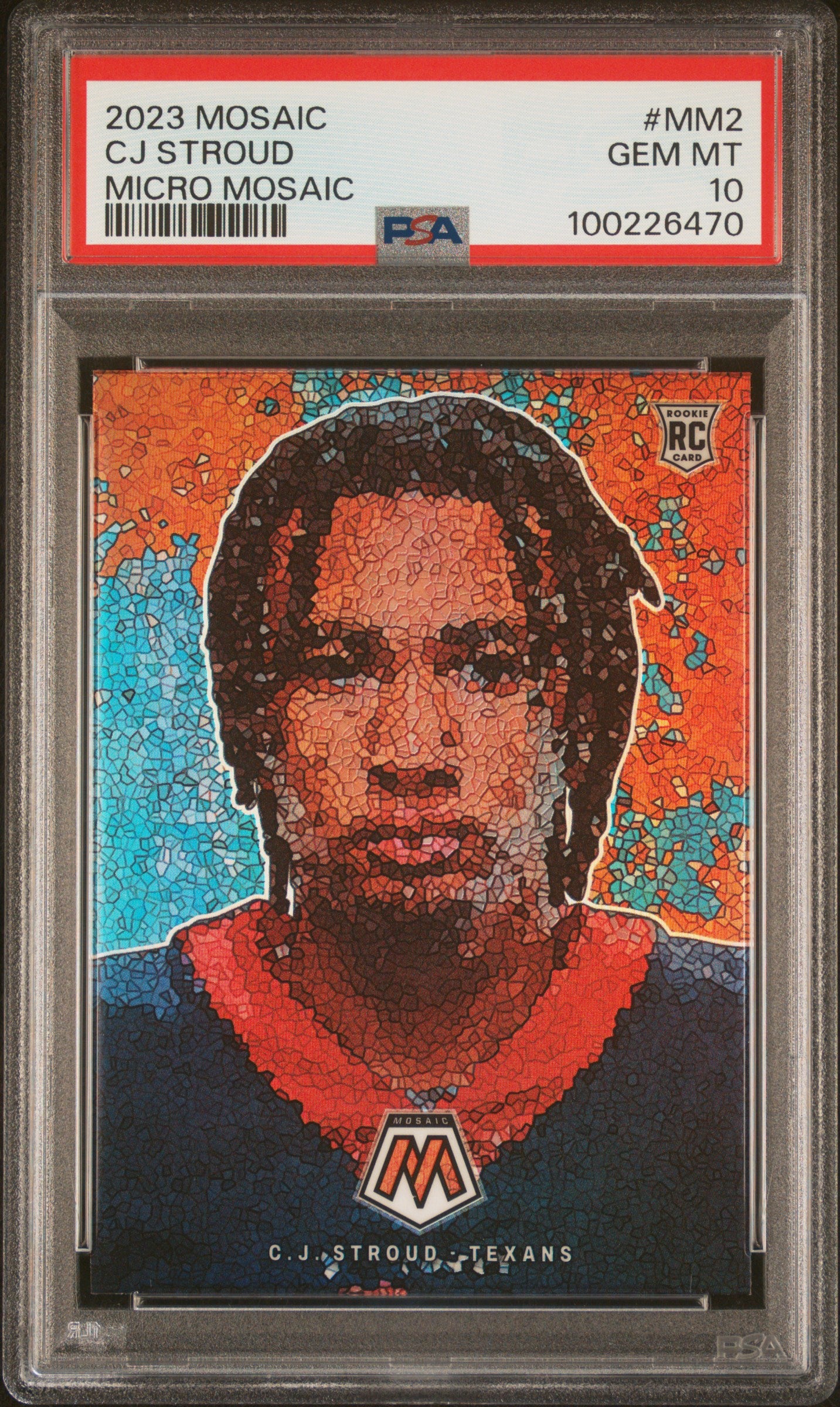 2023 Panini Mosaic Micro Mosaic CJ Stroud #MM2 PSA 10