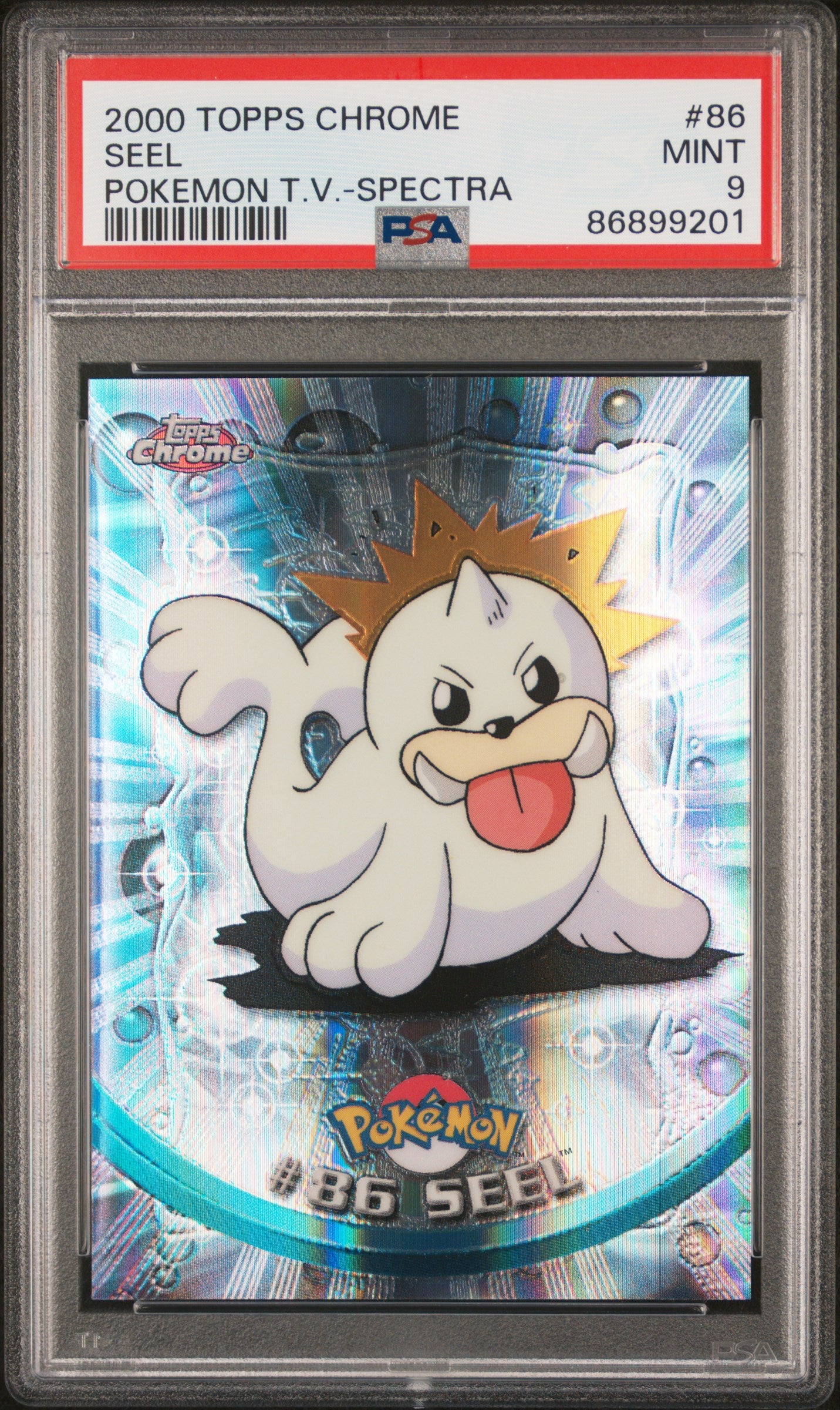 PokéMon TCG Seel #86 Pokemon T.V.-Spectra PSA 9