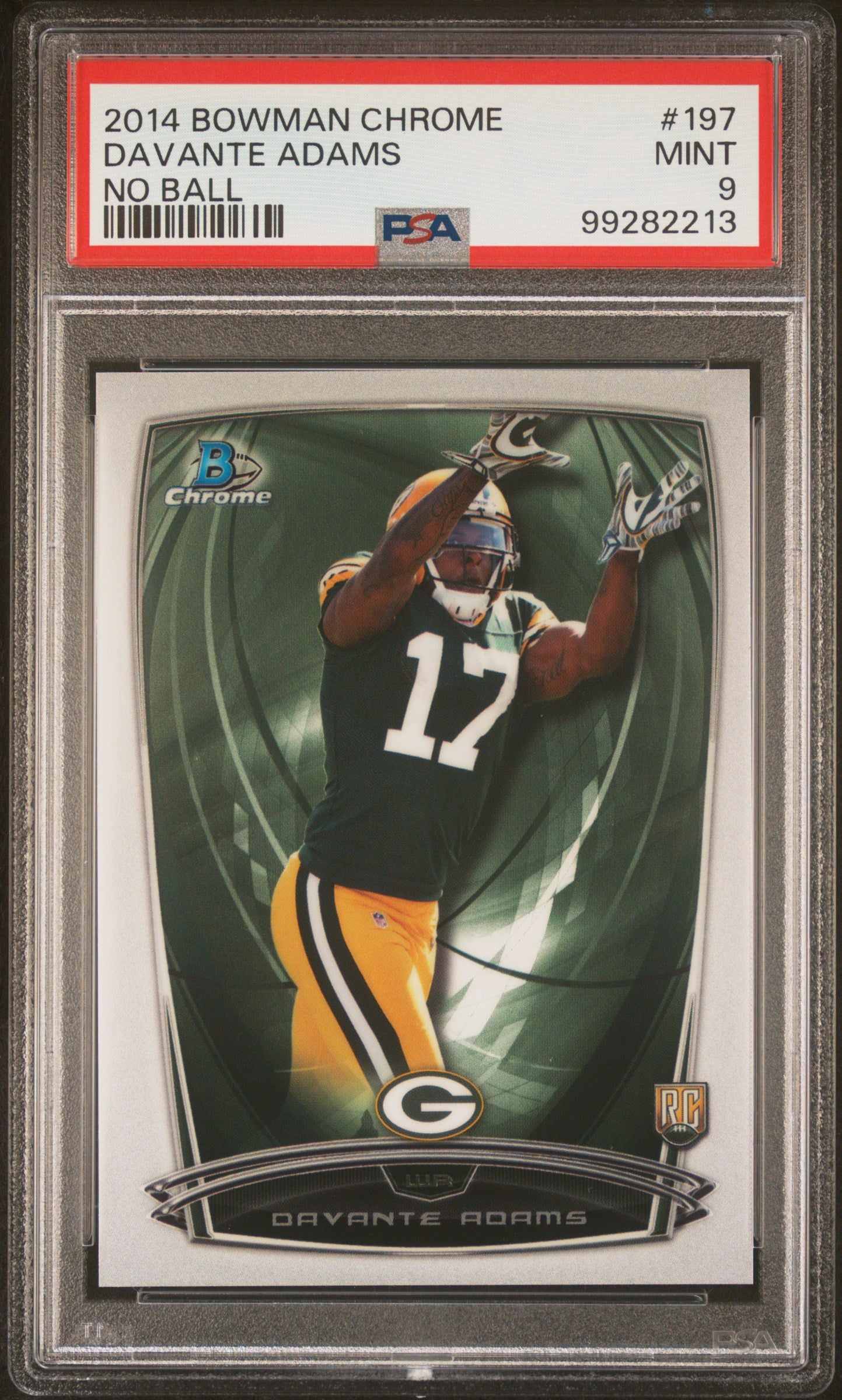 2014 Bowman Chrome Davante Adams #197 PSA 9